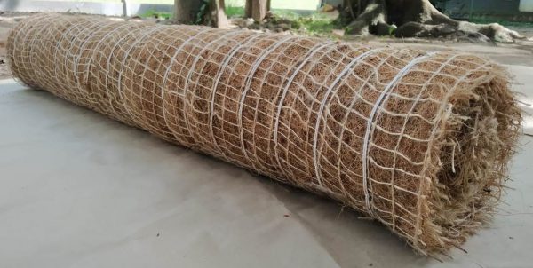 100% Coir Fibre Blanket with Jute Net - Image 3